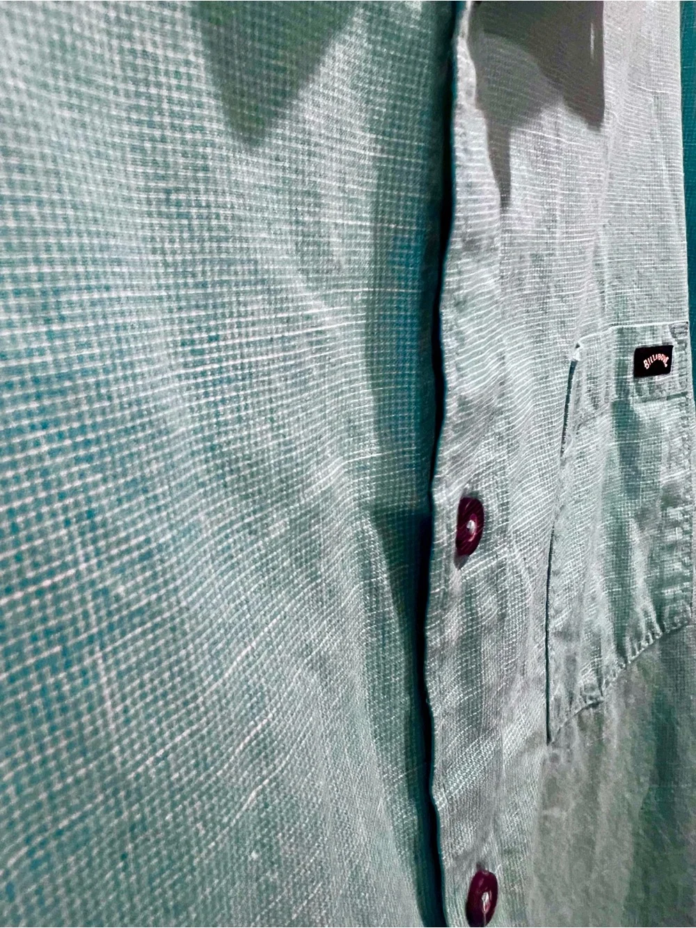 Billabong Victoria Short Sleeve Shirt in the absinthe teal